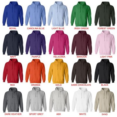 hoodie color chart - Gundam Merch