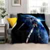 3D Retro Anime Gundam Cartoon Blanket Soft Throw Blanket for Home Bedroom Bed Sofa Picnic Travel 28 - Gundam Merch