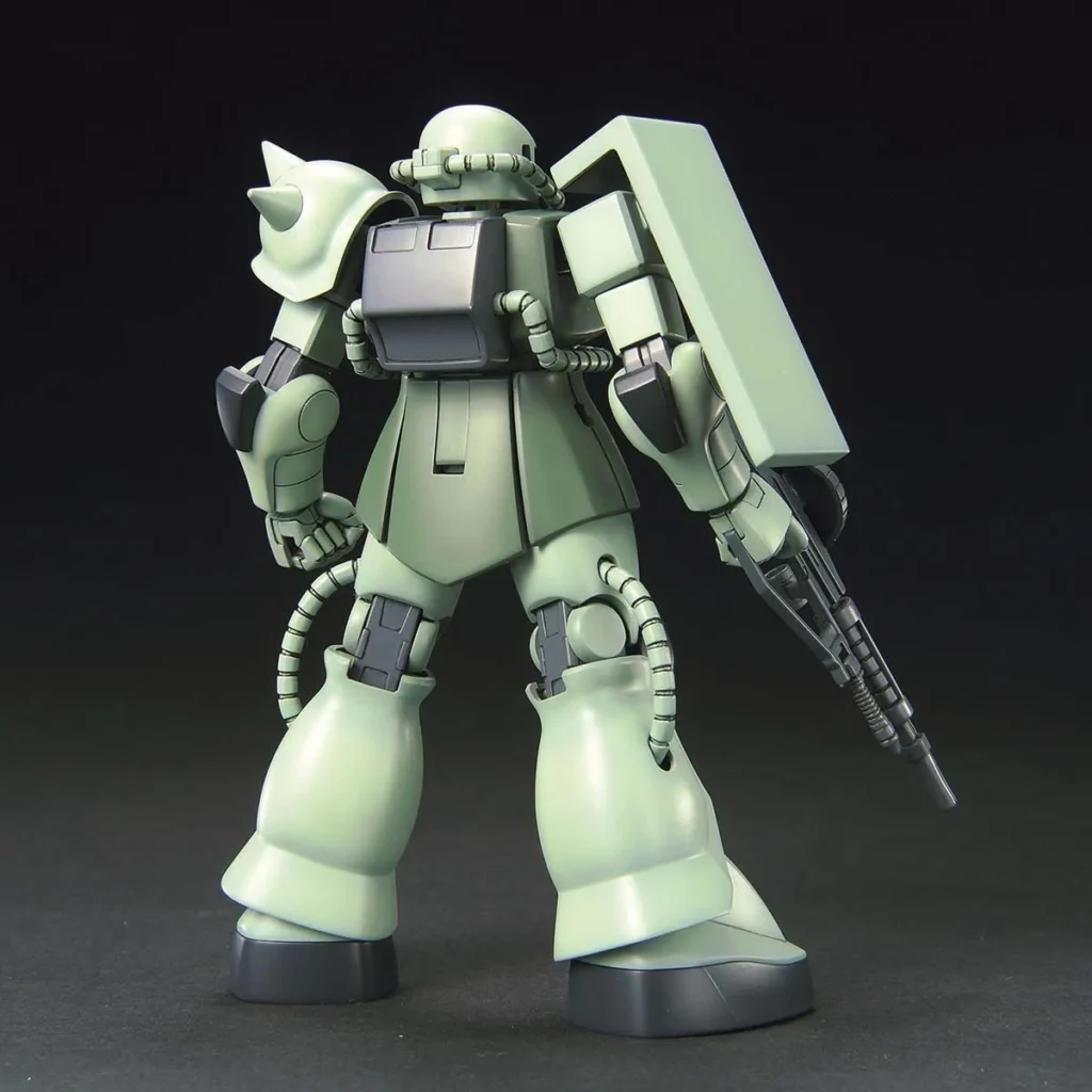 Bandai Original Gundam Model Kit Anime Figure HG 1 144 ZUKU MS 06F Action Figures Toys 2 - Gundam Merch