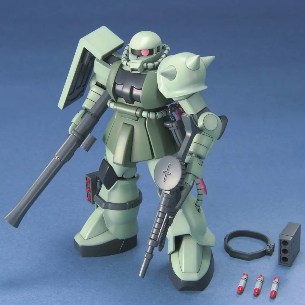 Bandai Original Gundam Model Kit Anime Figure HG 1 144 ZUKU MS 06F Action Figures Toys 4 - Gundam Merch