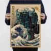 Gundam Paintings Wall Art Classic Movie Posters Wall Art Retro Posters For Home Vintage Decorative Painting 4 - Gundam Merch