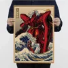 Gundam Paintings Wall Art Classic Movie Posters Wall Art Retro Posters For Home Vintage Decorative Painting 6 - Gundam Merch