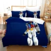 Robot GUNDAM Home Textile Pillow Case 3D Bed Linen Duvet Covers Comforter Bedding Sets Bed Set 1 - Gundam Merch