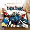 Robot GUNDAM Home Textile Pillow Case 3D Bed Linen Duvet Covers Comforter Bedding Sets Bed Set 6 - Gundam Merch
