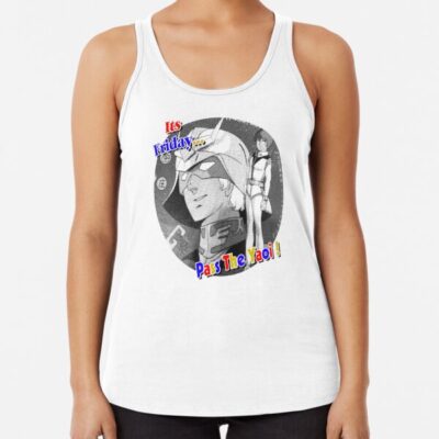 Space Amuro Ray Character Robots Gundam Tank Top - Gundam Merch