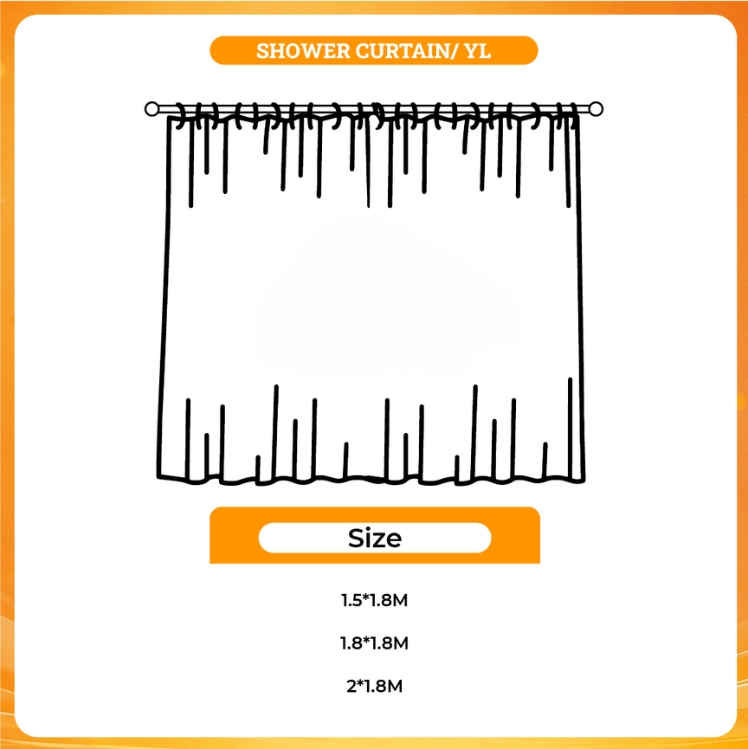 3D shower curtain - Gundam Merch