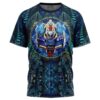 Abstract Gundam T Shirt 3D FRONT Mockup - Gundam Merch