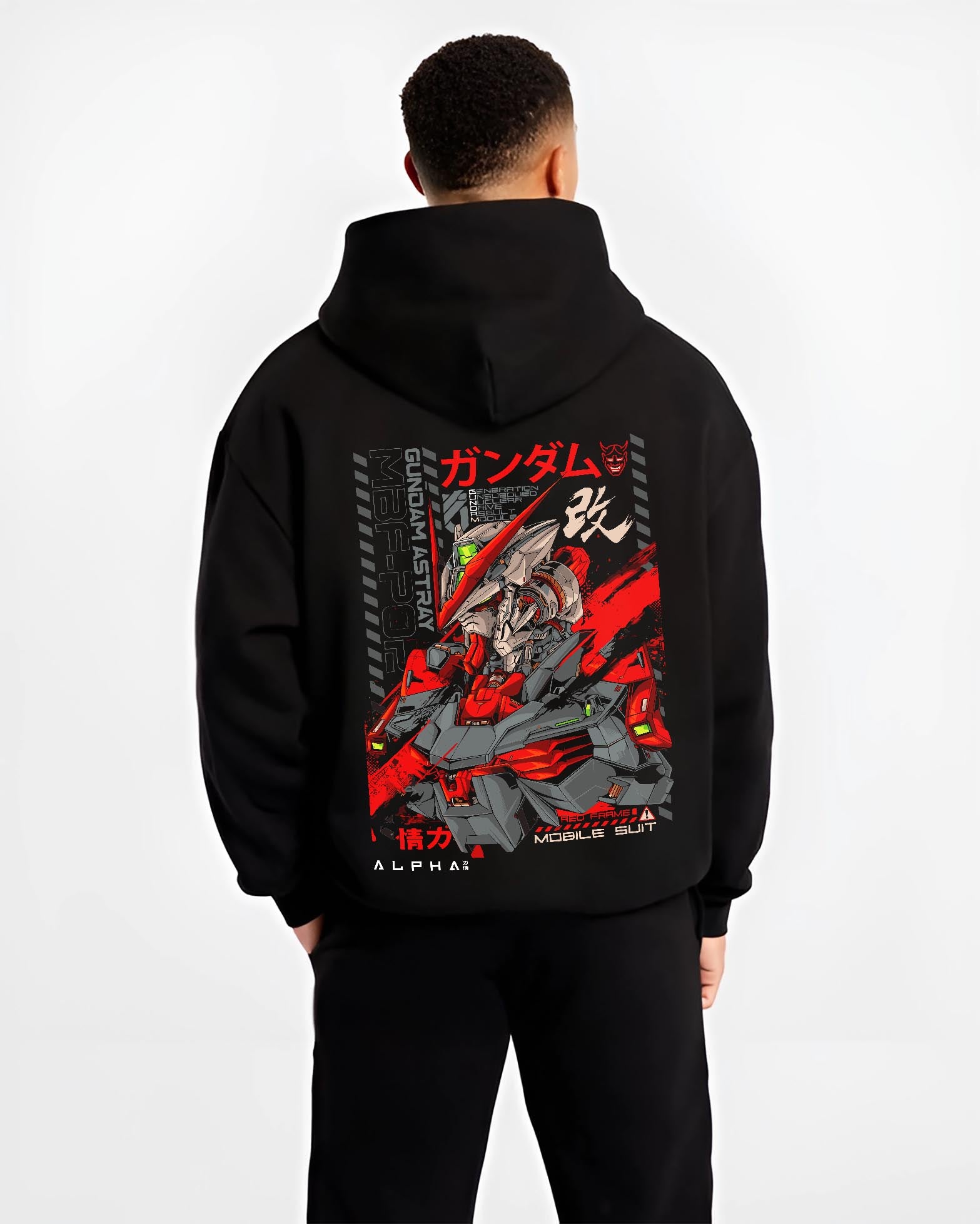 GDMRED1 3.MaleModel1 BACKK - Gundam Merch