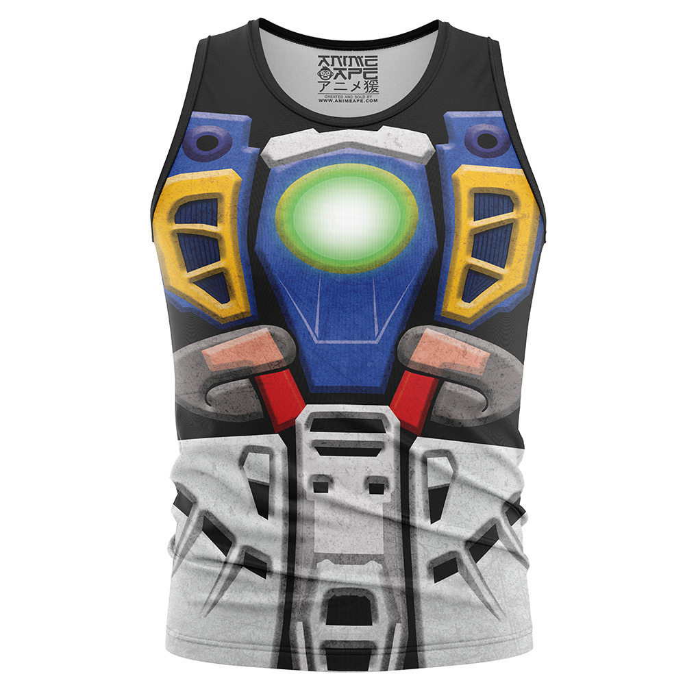 XXXG 01W Wing Gundam Men Tank FRONT mockup - Gundam Merch