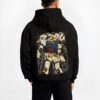 rx78 gundam black hoodie male back view - Gundam Merch